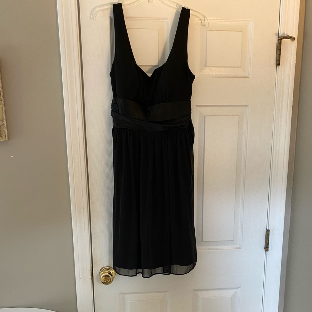 Blue Sage Black Midi Dress